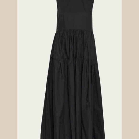 In Wear Black Cotton Maxi Dress - Picture 2 of 11